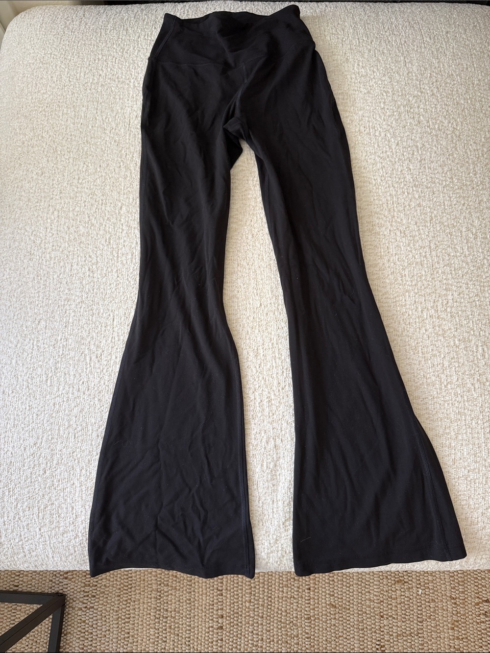 Lululemon Black Flared Yoga Pants